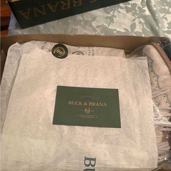 Buck & Brana Fringe Embroidered Ankle Boots - Picture 7 of 8